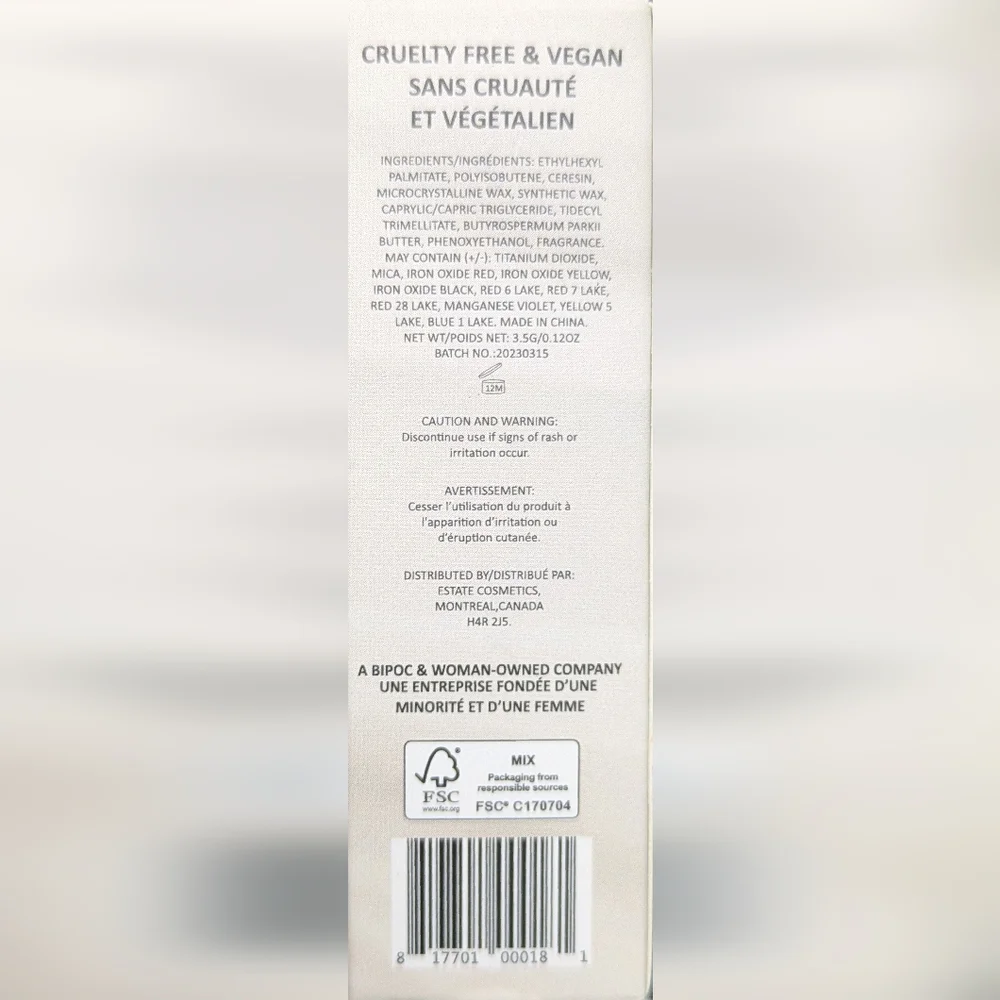 Estate Red and White Lipstick Vibrant Colors - Picture 2 of 4